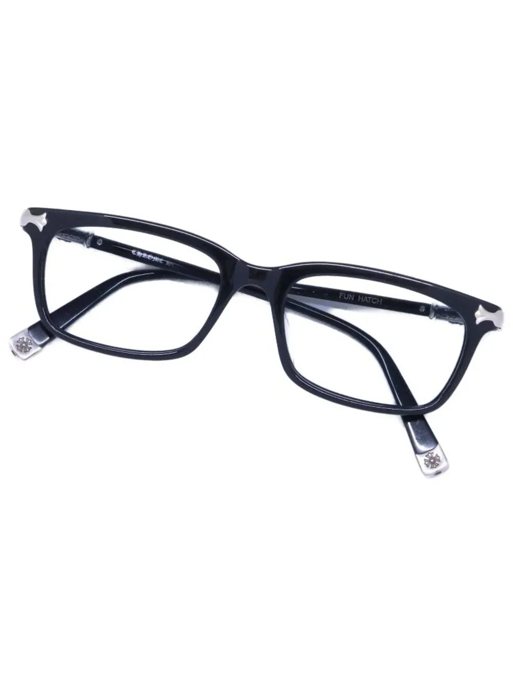 Chrome Hearts Fun Hatch Cross Square Shape Eyewear 52